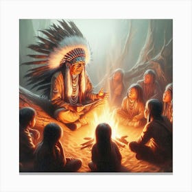 Indian Chief 3 Canvas Print