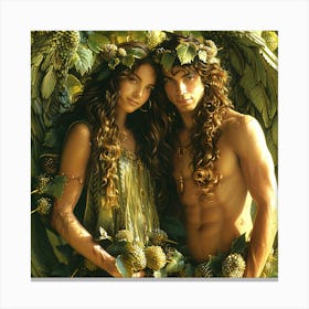 Angels Of The Forest Canvas Print