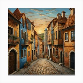 Streetscape Canvas Print