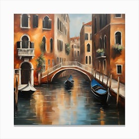 Venice Gondolas Canvas Print