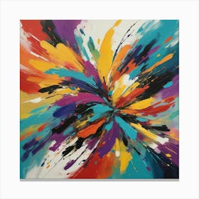 Abstract Painting Art Print 4 Canvas Print