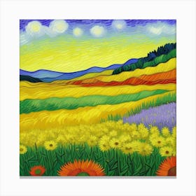 Sunflower Meadow Canvas Print