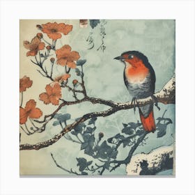 Birds. The Poem Of The Fluttering Seasons [鳥たち: 羽ばたく季節の詩] (XIV) Canvas Print