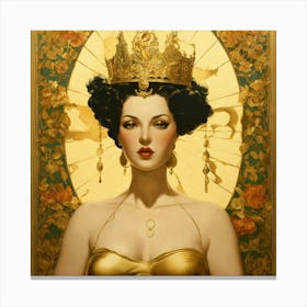 'The Queen Of Gold' Canvas Print