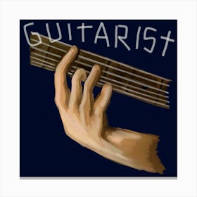 Guitarist Canvas Print