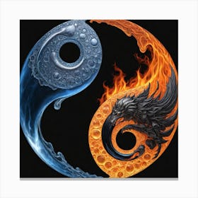 Yin And Yang 5 Canvas Print