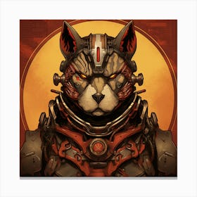 Sci-Fi Cat Canvas Print