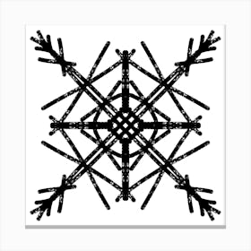 Snowflake 8 Canvas Print