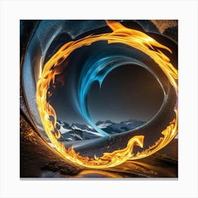 Fire Ring Canvas Print