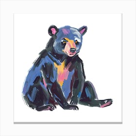 Black Bear 01 1 Canvas Print