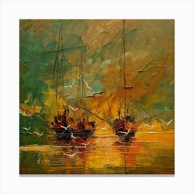 Boats 8 Canvas Print