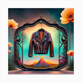 A Leather Jacket 3 Canvas Print