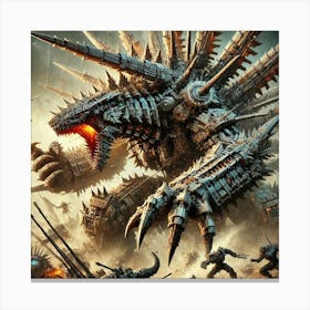 Ragnarok Destruction Titan Iron Commonwealth Canvas Print