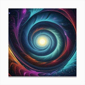 Spiral Galaxy Canvas Print