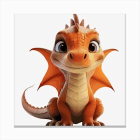 Cute little Dragon Canvas Print