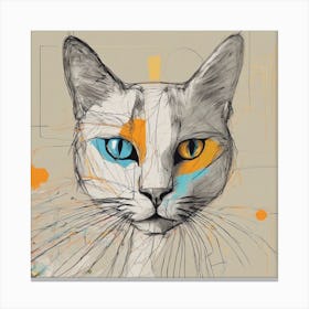 Cat Portrait 2 Canvas Print