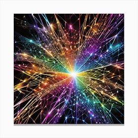 Burst Of Light Canvas Print