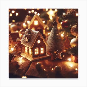 Christmas Village Canvas Print