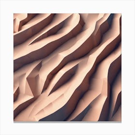 Abstract Sand Canvas Print