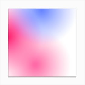 Abstract Pink And Blue Blurred Background Canvas Print