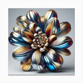 Glass flower Canvas Print