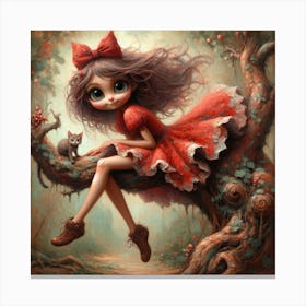 Little Red Riding Hood 1 Canvas Print