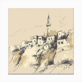 Turkish Village Canvas Print