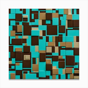 The  MODERN Cubist Style To Deconstruct And Reconstructing CUBES, 215 Canvas Print