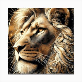 Wild Animal Illustration 102 Canvas Print