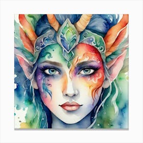 Elven Woman Canvas Print