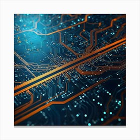 Circuit Board 22 Canvas Print