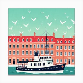 Swedish City 3 Canvas Print