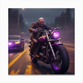 motorcycle Canvas Print