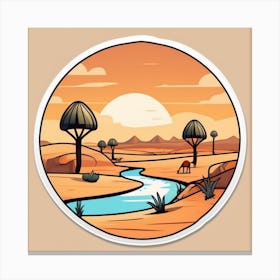 Desert Landscape 98 Canvas Print