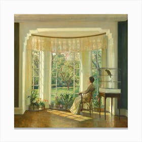 Reflections By Carl Holsøe (1863-1935) Canvas Print