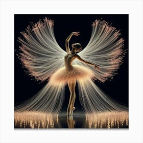 Ballerina With Wings Canvas Print
