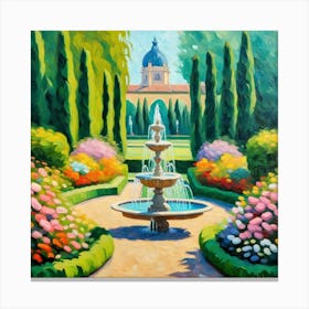 Peace Garden Canvas Print