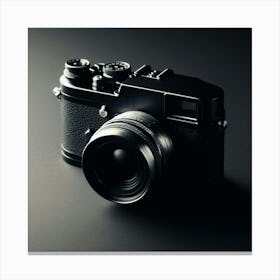 Black Camera Canvas Print