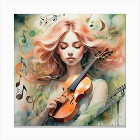 Violinist Canvas Print