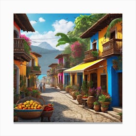 Colombian Festivities Ultra Hd Realistic Vivid Colors Highly Detailed Uhd Drawing Pen And Ink (36) Canvas Print
