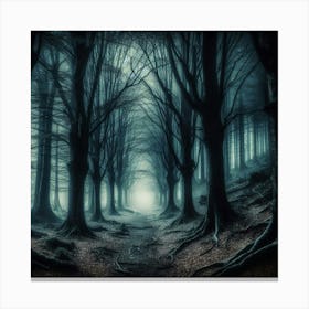 Dark Forest 77 Canvas Print