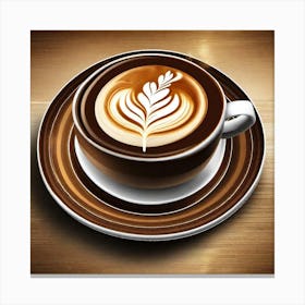 Latte Art 2 Canvas Print