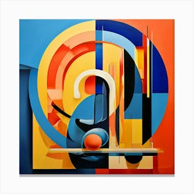 Abstract Scene Blending Art Deco And Modern Design Infused With Bold Luxurious Colors Mirroring T 179263319 (1) Canvas Print