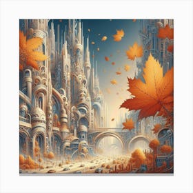 Autumn City 1 Canvas Print