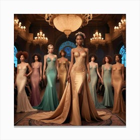 'Disney Princesses' Canvas Print