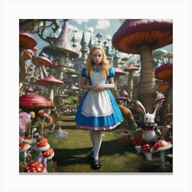 Alice In Wonderland Canvas Print