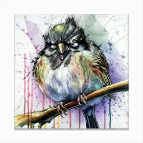 Bird On A Branch 6 Canvas Print