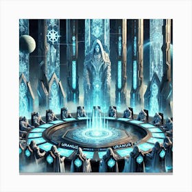 Frostbound Senators Canvas Print