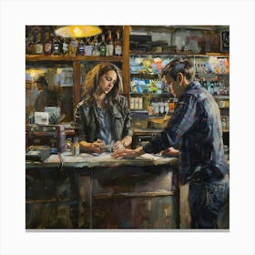 'The Bar' Canvas Print