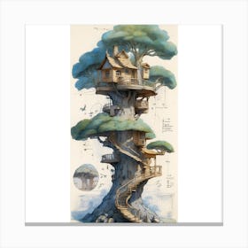 Tree House Canvas Print